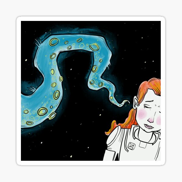 Space Menace Sticker