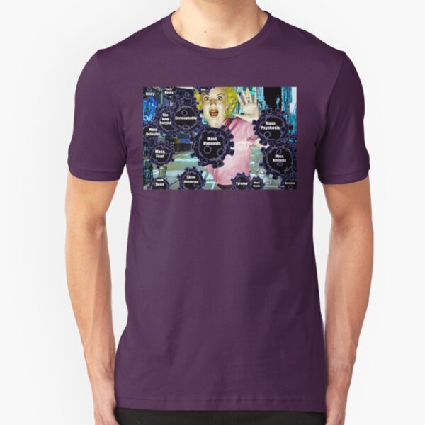 Living in a Bad B-Movie Slim Fit T-Shirt