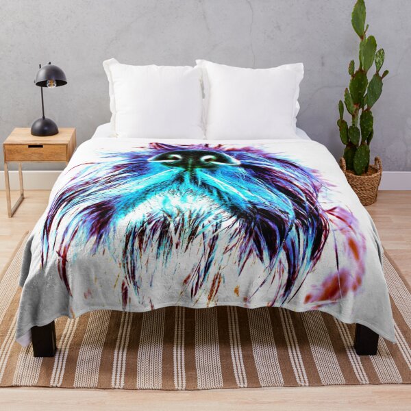 Smells like Spinone Spirit Throw Blanket