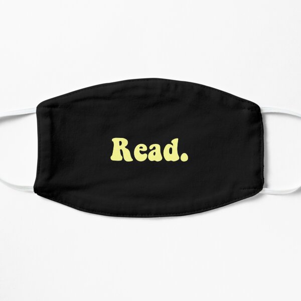 Read groovy yellow Flat Mask