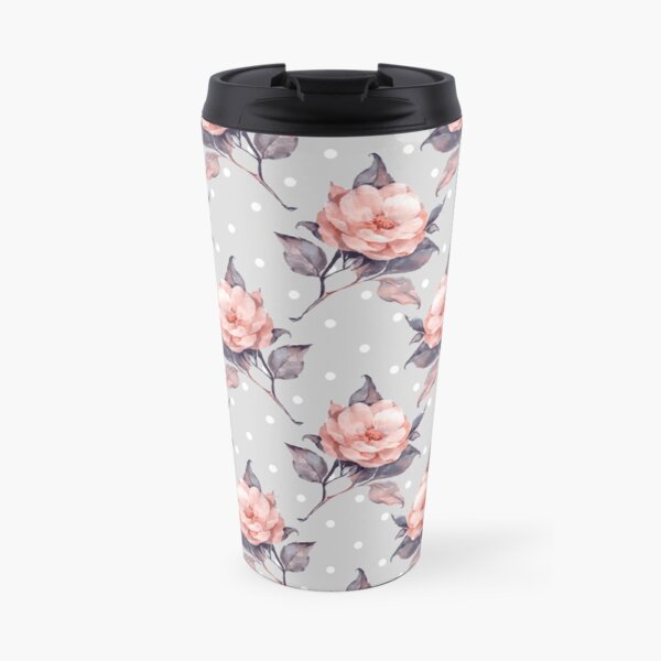 Vintage floral pattern Travel Mug