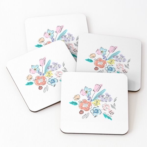 Item preview, chintz flowers designed and sold by AvotArt.