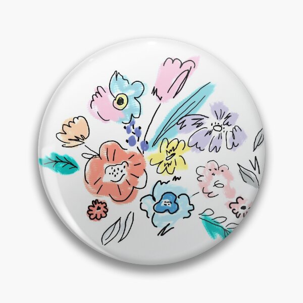 Item preview, chintz flowers designed and sold by AvotArt.