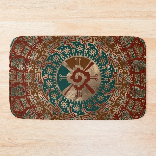 Item preview, Hunab Ku Gold Red and Teal designed and sold by Nartissima.