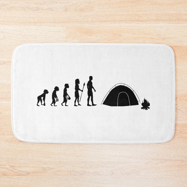 Item preview, Camping Shirt funny retro evolution of humans novelty graphic outdoor hobby Gifts for him designed and sold by Orange Pieces.