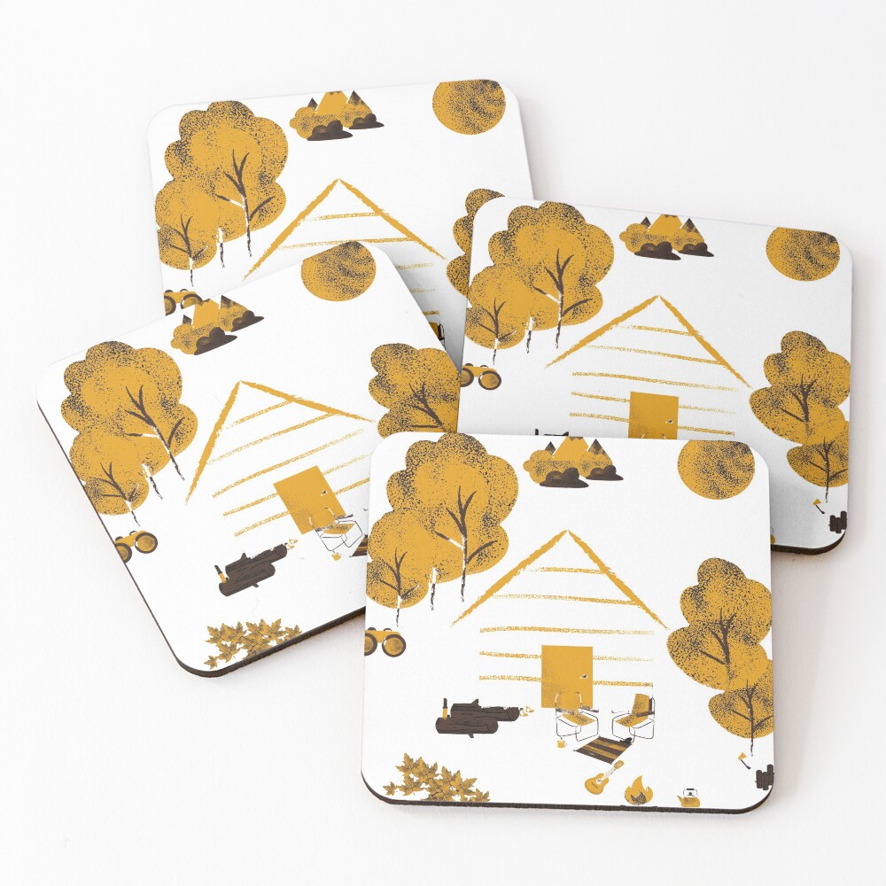 Item preview, Coasters (Set of 4) designed and sold by Orchouk.