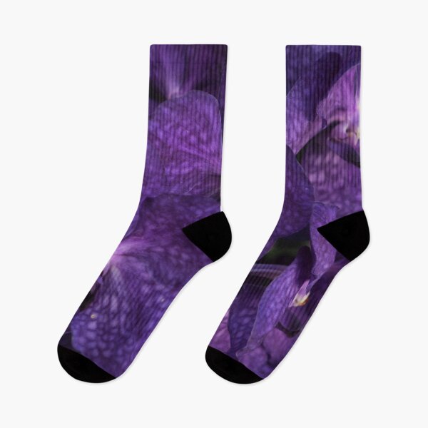 Item preview, Branch of purple orchids close-up designed and sold by Anna Lemos.