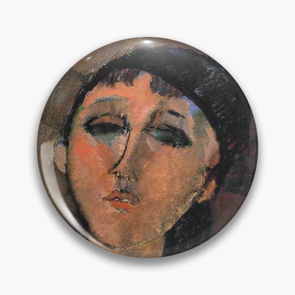 Item preview, Vintage Portrait painting by  Amedeo Modigliani (Italian, Livorno 1884–1920 Paris) designed and sold by Vintage Designs +.