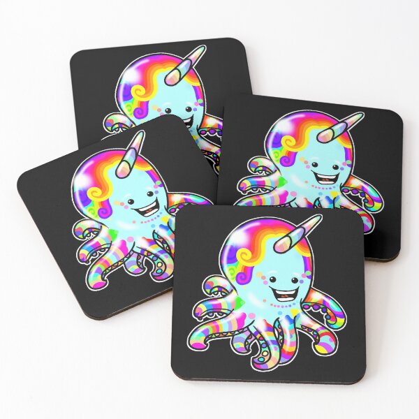 Item preview, JOYFUL RAINBOWY SEA UNICORN  designed and sold by karmadesigner.