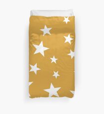 Star Spangled Gold Duvet Cover