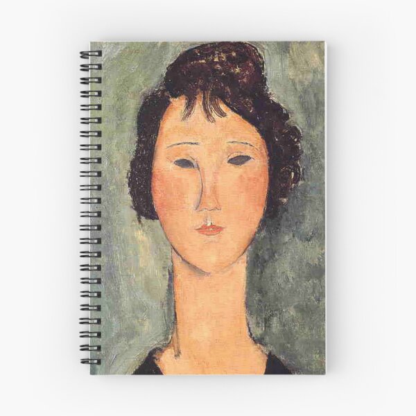 Item preview,  Vintage Portrait painting by  Amedeo Modigliani (Italian, Livorno 1884–1920 Paris) designed and sold by Vintage Designs +.