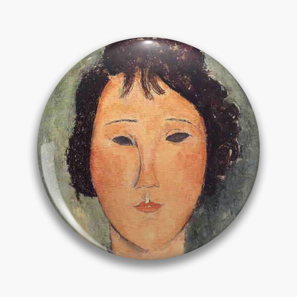 Item preview,  Vintage Portrait painting by  Amedeo Modigliani (Italian, Livorno 1884–1920 Paris) designed and sold by Vintage Designs +.