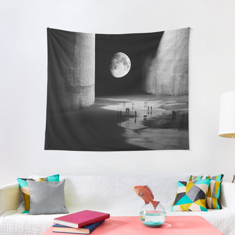 Disover To the Moon Tapestry
