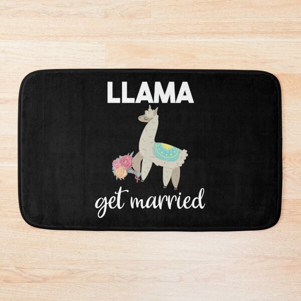 Item preview, Llama Get Married Animal Lover Wedding Gift Idea designed and sold by haselshirt.