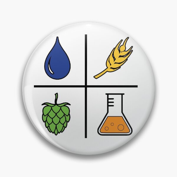 Item preview, Home brew beer, water, barley, hops, yeast, colored designed and sold by We-Made-This.