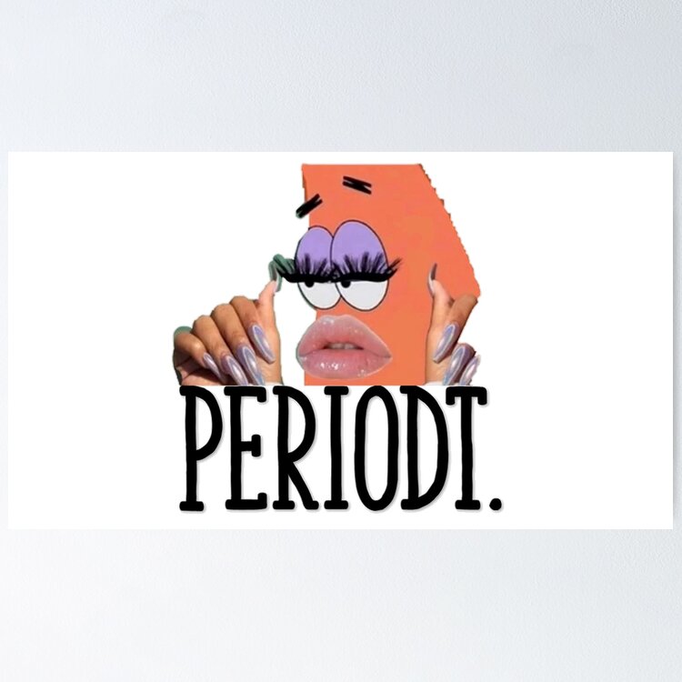 Periodt. Sticker