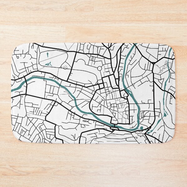 Item preview, City of Bath Map designed and sold by rogue-design.