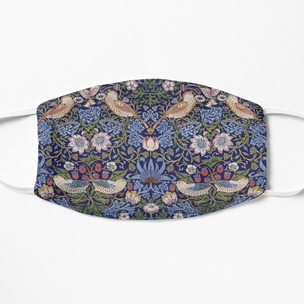 William Morris Strawberry Thief Design 1883 Flat Mask