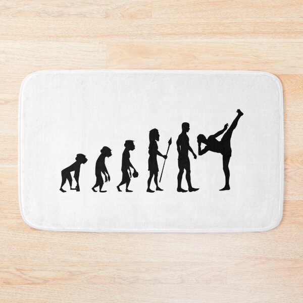 Item preview, Kickboxing Shirt funny retro evolution of humans novelty graphic martial arts Gifts for him designed and sold by Orange Pieces.