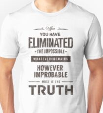 Detective Quotes Unisex T-Shirt