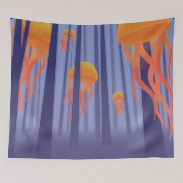 Item preview, Jelly Fish Fields designed and sold by EthanDecker.