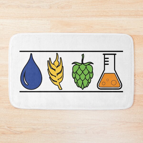 Item preview, Home brew beer, water, barley, hops, yeast, colored designed and sold by We-Made-This.