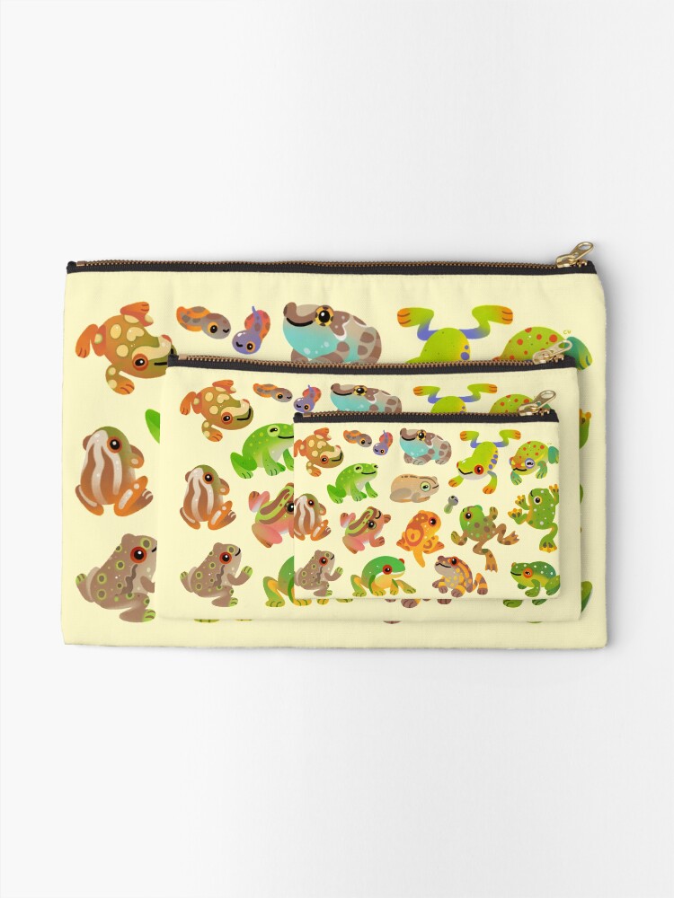 Alternate view of Tree frog Zipper Pouch