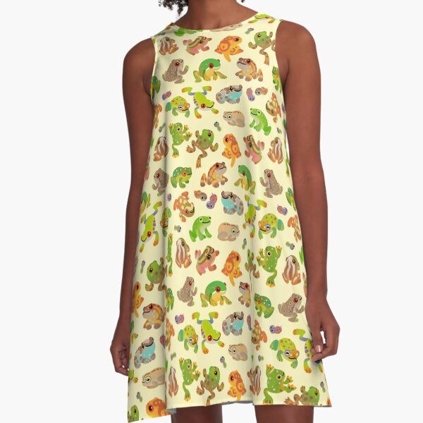 Tree frog A-Line Dress
