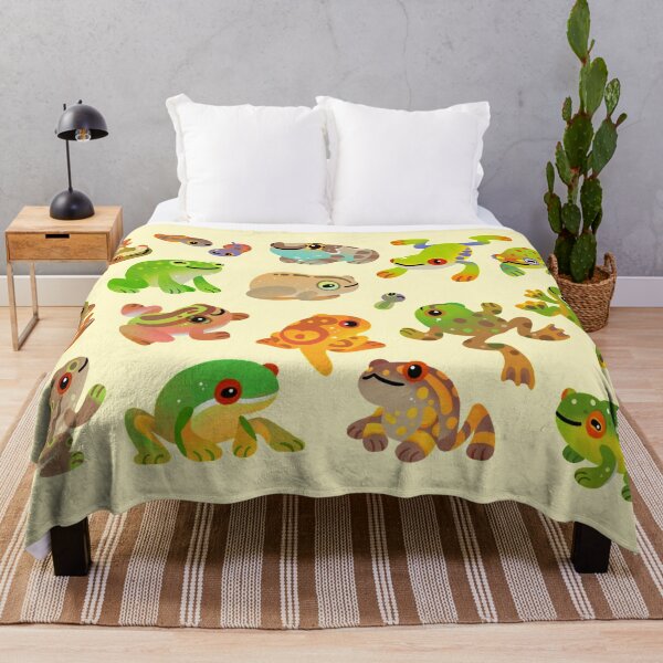 Tree frog Throw Blanket