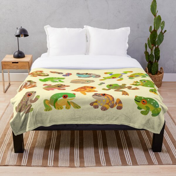 Tree frog Throw Blanket