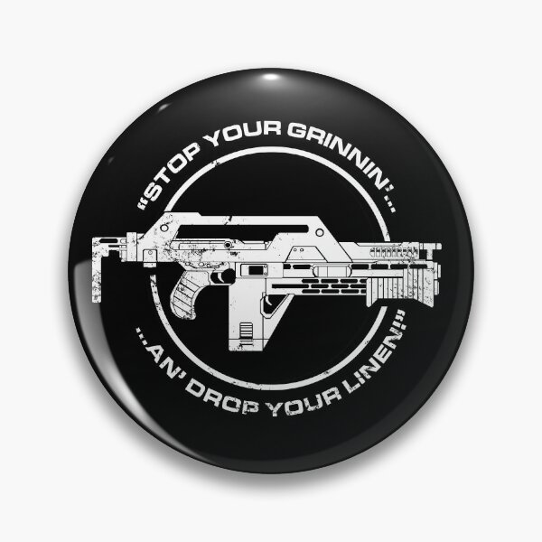 Item preview, Aliens: "Stop your grinnin' an' drop your linen" designed and sold by Wayne Ashworth.