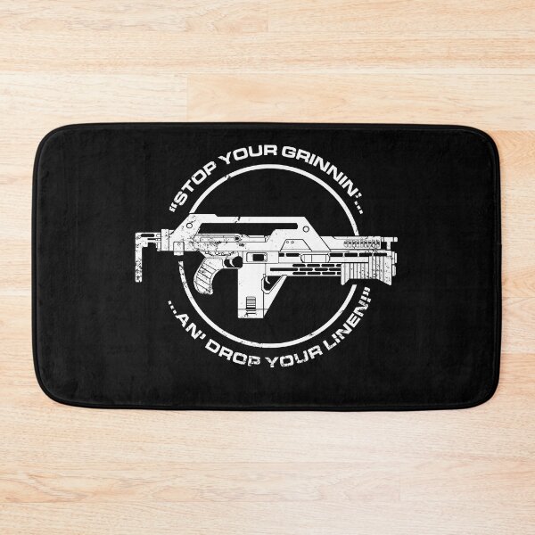 Item preview, Aliens: "Stop your grinnin' an' drop your linen" designed and sold by Wayne Ashworth.