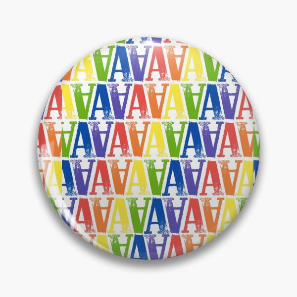 Item preview, Rainbow Letterpress A Pattern designed and sold by PhoebeFoster.