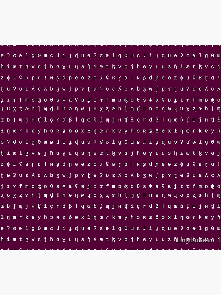 IPA socks - plum and white by Lingthusiasm