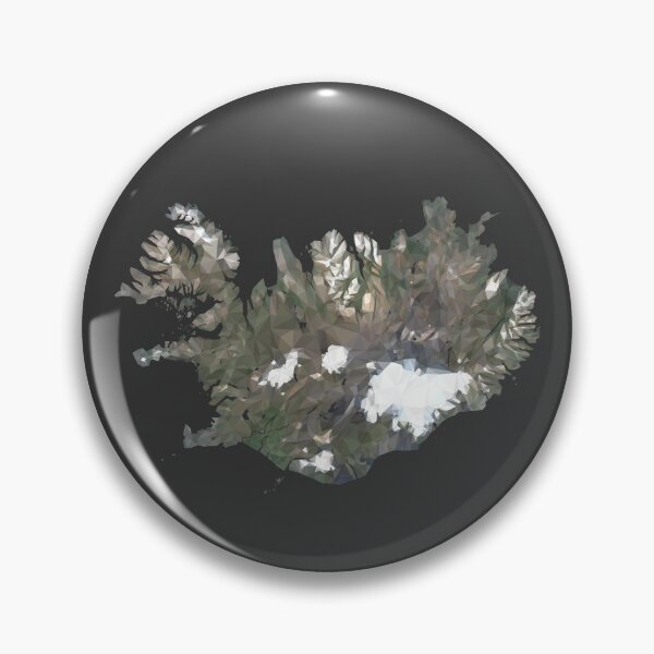 Artikelvorschau, Island Karte Low Poly Stil Wanderlust entworfen und verkauft von RebeccaCeleste.