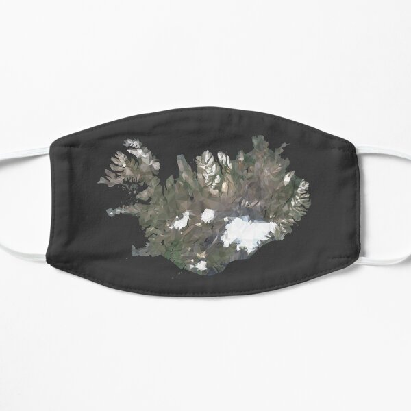 Iceland Map Low Poly Style Wanderlust Mask
