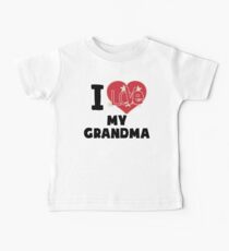I Love My Grandma Baby Tee