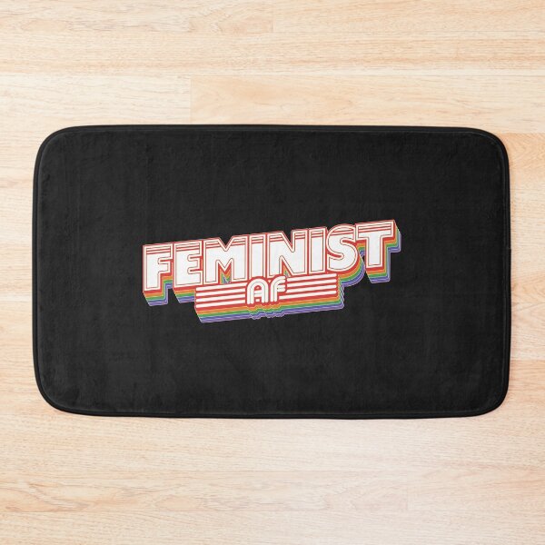 Item preview, Feminist AF Print. Retro Style Feminism Graphic designed and sold by PackAPunch.