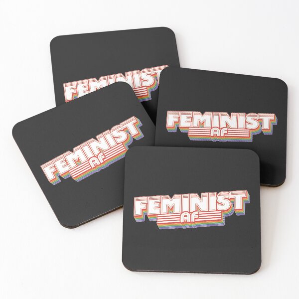 Item preview, Feminist AF Print. Retro Style Feminism Graphic designed and sold by PackAPunch.