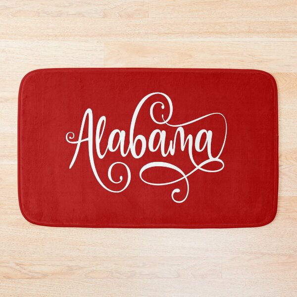 Item preview, Alabama - White Fancy Script designed and sold by Meliafroggy.