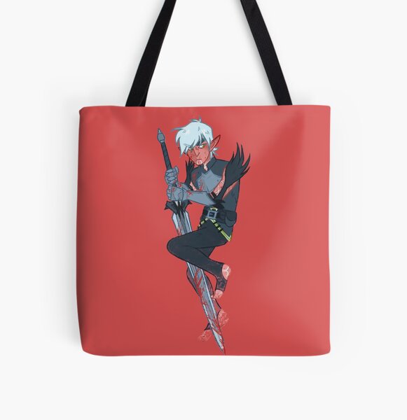 Dragon Age 2 Garret Hawke Rogue With Mabari Tote Bag By Lutnik Redbubble