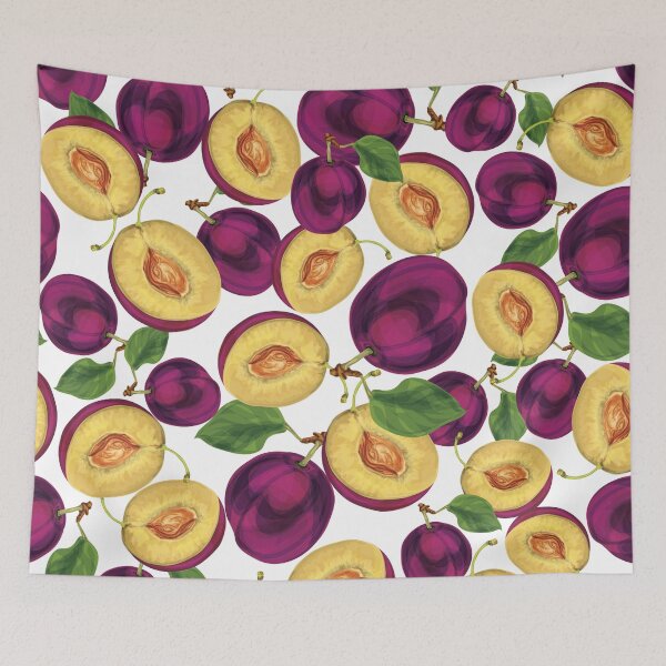 Item preview, Purple Plum Fruits designed and sold by AnastasiaDesign.