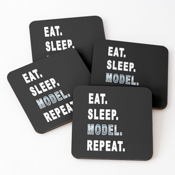 Item preview, Eat. Sleep. Model. Repeat. designed and sold by iamhewho.