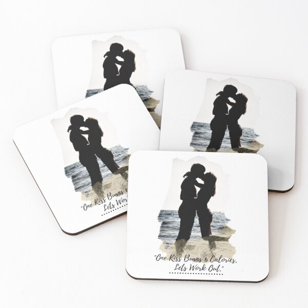 Item preview, "One Kiss Burns 6 Calories.  Let’s..." designed and sold by LondonHouse.