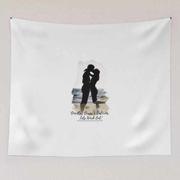 Item preview, "One Kiss Burns 6 Calories.  Let’s..." designed and sold by LondonHouse.