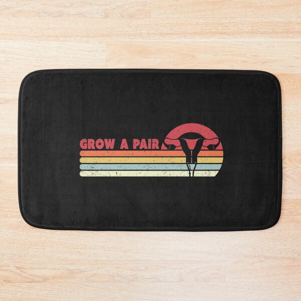 Item preview, Grow A Pair, Ovaries Graphic. Retro 70's Feminism Tee. designed and sold by PackAPunch.