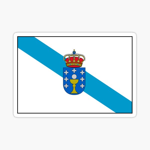Item preview, Regalos, pegatinas y otros productos con la bandera de Galicia designed and sold by mpodger.