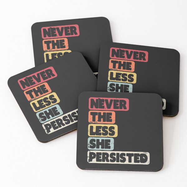 Item preview, Nevertheless She Persisted Design. Retro, Feminist Tee. designed and sold by PackAPunch.
