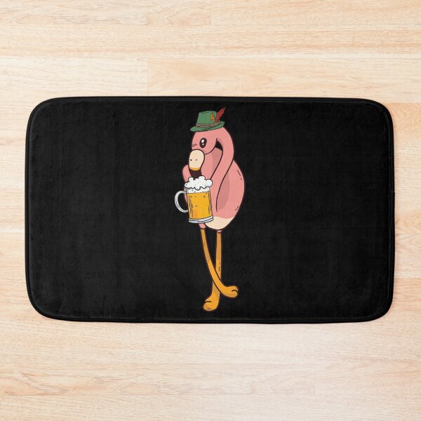 Item preview, Oktoberfest Volksfest Beer Drinking Flamingo Gift designed and sold by haselshirt.