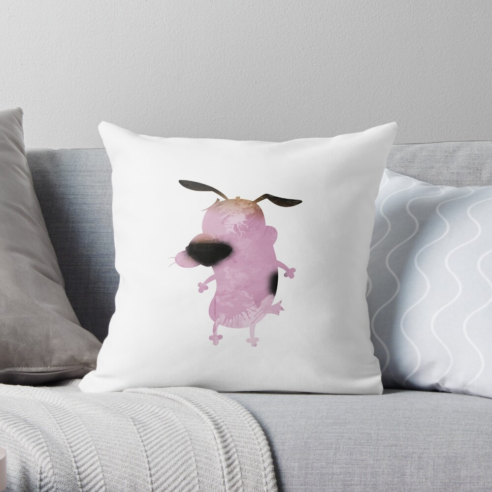 courage the cowardly dog pillow